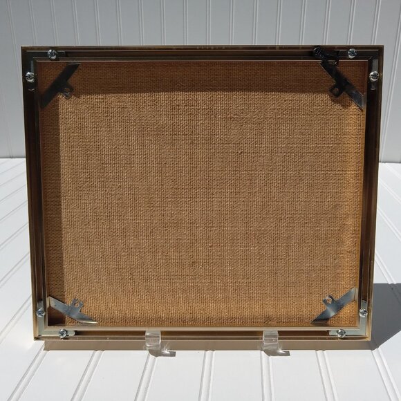 MCM Oil Paintings Mountain Art Set of 2 Signed by the Artist Textured Framed Vtg - Picture 8 of 15